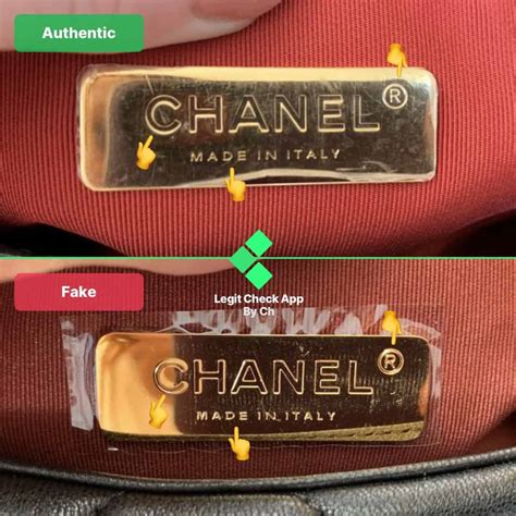 authentic Chanel counterfeit